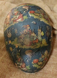 German Easter Egg with Spun Cotton Chick