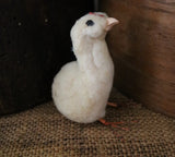 German Easter Egg with Spun Cotton Chick