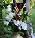 19th Century Stoneware Floral Slip Decorated Jug Burger Bros & Co