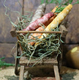 German Rabbit Candy Container Pulling Cart Easter Gathering