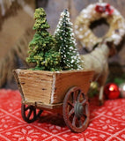 German Donkey Nodder with Cart and Trees