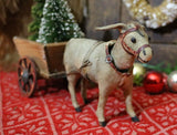 German Donkey Nodder with Cart and Trees