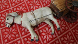 German Donkey Nodder with Cart and Trees