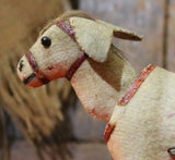 German Donkey Nodder with Cart and Trees