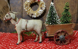 German Donkey Nodder with Cart and Trees