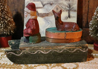 Santa German Sleigh and Reindeer