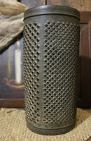 Old Grater Charming Electrified Candle Holder