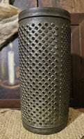 Old Grater Charming Electrified Candle Holder