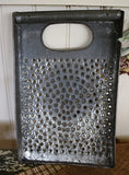 McCoy Stoneware Picket Fence Bowl Root Vegetables Grater