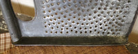 McCoy Stoneware Picket Fence Bowl Root Vegetables Grater