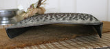 McCoy Stoneware Picket Fence Bowl Root Vegetables Grater