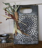 McCoy Stoneware Picket Fence Bowl Root Vegetables Grater