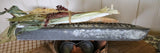 McCoy Stoneware Picket Fence Bowl Root Vegetables Grater