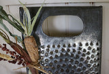 McCoy Stoneware Picket Fence Bowl Root Vegetables Grater