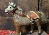Hide Covered Horse Pull Toy Small
