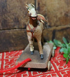 Hide Covered Horse Pull Toy Small