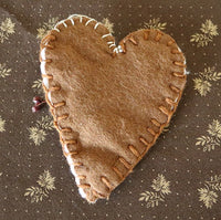 Tin Push Up Candleholder Autumn with Heart
