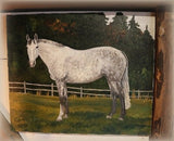 Oil Painting Depicting a Special Horse