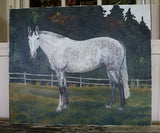 Oil Painting Depicting a Special Horse