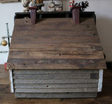 Christmas Saltbox House with Accessories