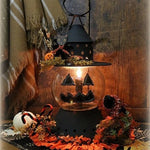 Halloween Lantern Onion Glass Globe Enchanting