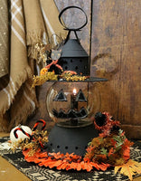Halloween Lantern Onion Glass Globe Enchanting