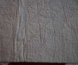 Ohio Star Red and White Quilt