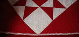 Ohio Star Red and White Quilt