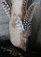 Magic Yeast Box with Folk Art Handcrafted Owl
