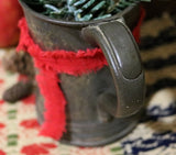 19th Century Pewter Tavern Pot marked Yates Christmas