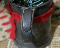 19th Century Pewter Tavern Pot marked Yates Christmas