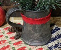 19th Century Pewter Tavern Pot marked Yates Christmas