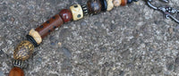 Autumn Pumpkin Primitive Necklace and Earrings