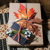 Autumn Pumpkin Primitive Necklace and Earrings