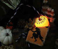 Early 19th Century Mortised Box Halloween Witch