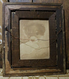 Puppy Charcoal Drawing Lemon Gold Frame 19th Century