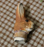 German Rabbit Candy Container Pulling Cart Easter Gathering