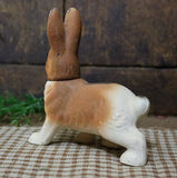 German Rabbit Candy Container Pulling Cart Easter Gathering