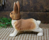 German Rabbit Candy Container Pulling Cart Easter Gathering