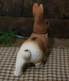 German Rabbit Candy Container Pulling Cart Easter Gathering