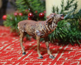 German Reindeer Cold Painted Pair Marked