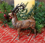 German Reindeer Cold Painted Pair Marked