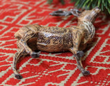 German Reindeer Cold Painted Pair Marked