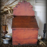 Candle or Saltbox Mid-19th Century Pumpkin Pine