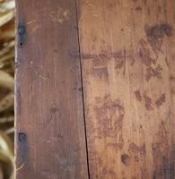Candle or Saltbox Mid-19th Century Pumpkin Pine