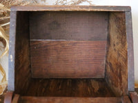 Candle or Saltbox Mid-19th Century Pumpkin Pine