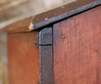 Candle or Saltbox Mid-19th Century Pumpkin Pine