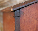 Candle or Saltbox Mid-19th Century Pumpkin Pine