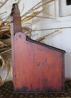 Candle or Saltbox Mid-19th Century Pumpkin Pine