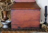 Candle or Saltbox Mid-19th Century Pumpkin Pine
